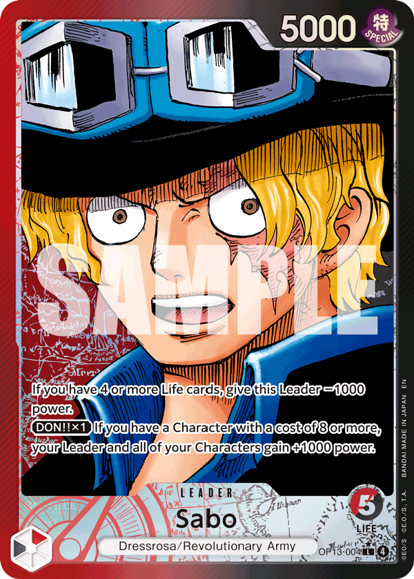 Sabo (004) (Alternate Art) OP13-004