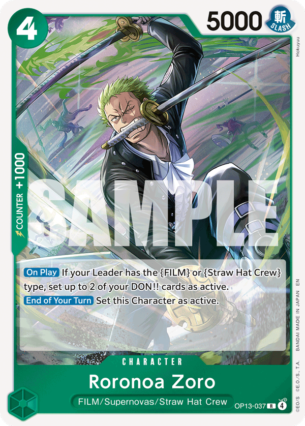 Roronoa Zoro OP13-037