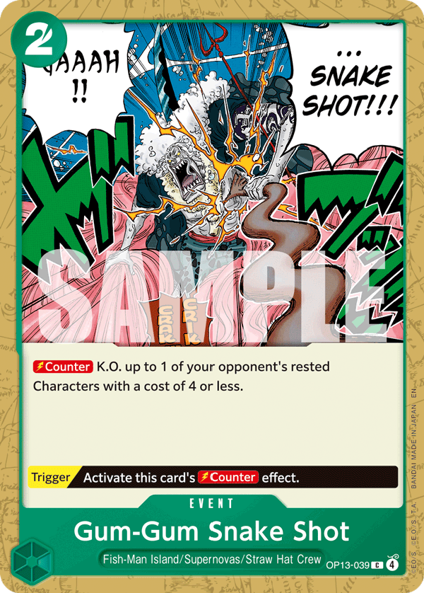 Gum-Gum Snake Shot OP13-039