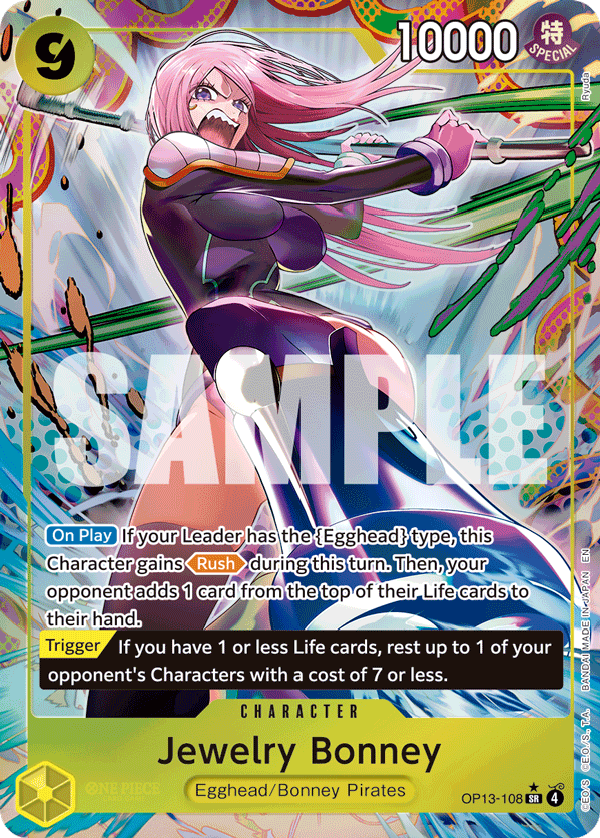 Jewelry Bonney (108) (Alternate Art) OP13-108