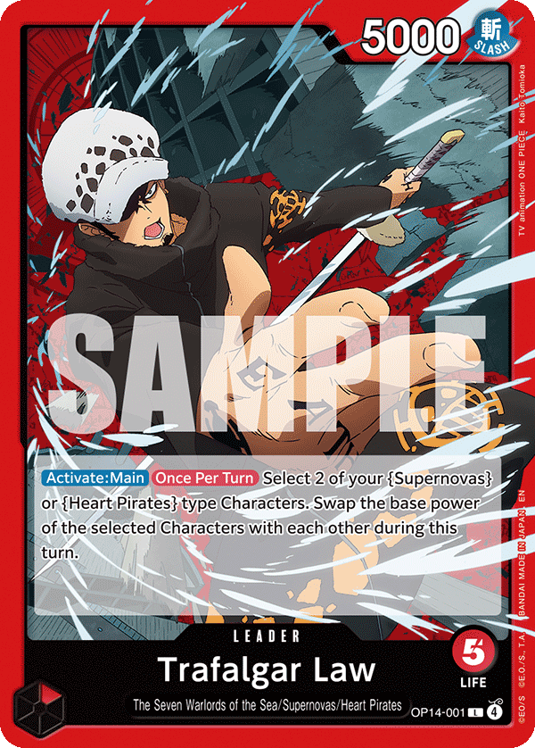 Trafalgar Law - OP14-001 OP14-001