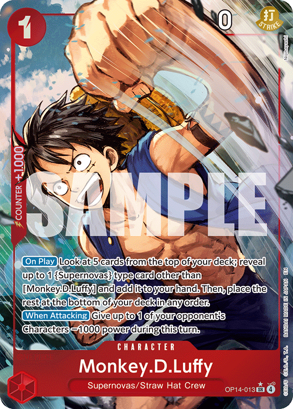 Monkey.D.Luffy - OP14-013 (Alternate Art) OP14-013