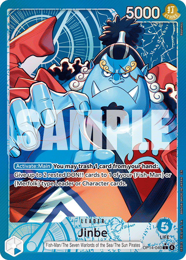 Jinbe - OP14-040 (Alternate Art) OP14-040