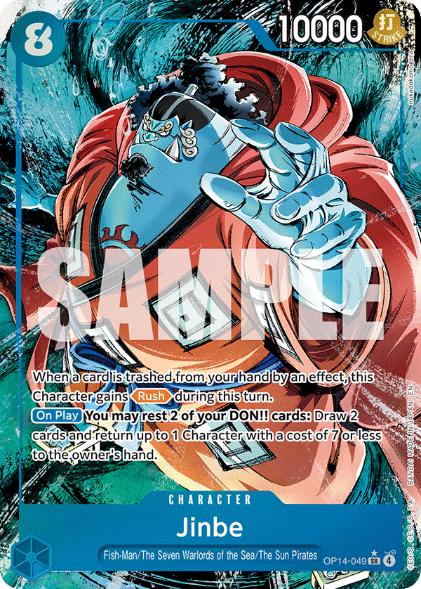 Jinbe - OP14-049 (Alternate Art) OP14-049