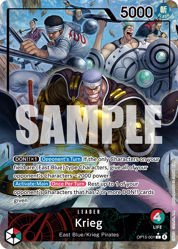 Krieg (OP15-001) (Alternate Art) OP15-001