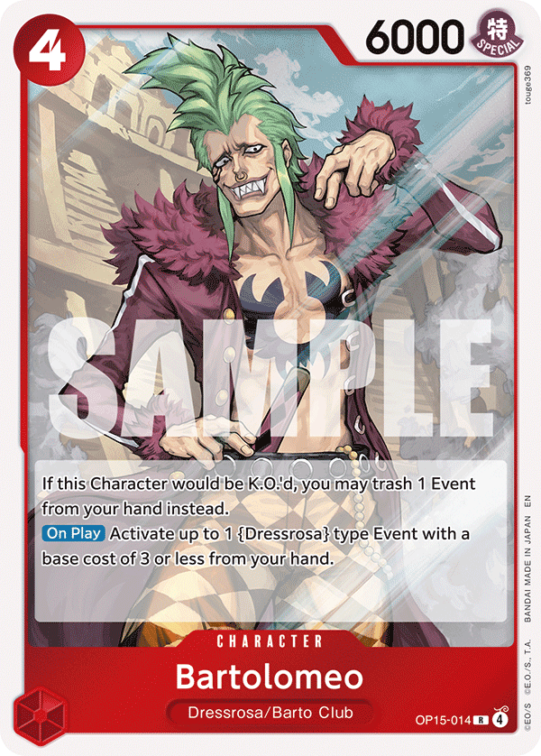 Bartolomeo (Dash Pack) OP15-014