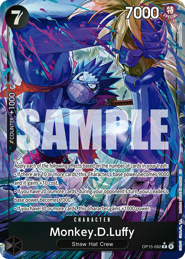 Monkey.D.Luffy (OP15-092) (Alternate Art) OP15-092