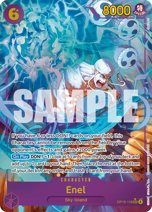 Enel (OP15-118) (Alternate Art) OP15-118