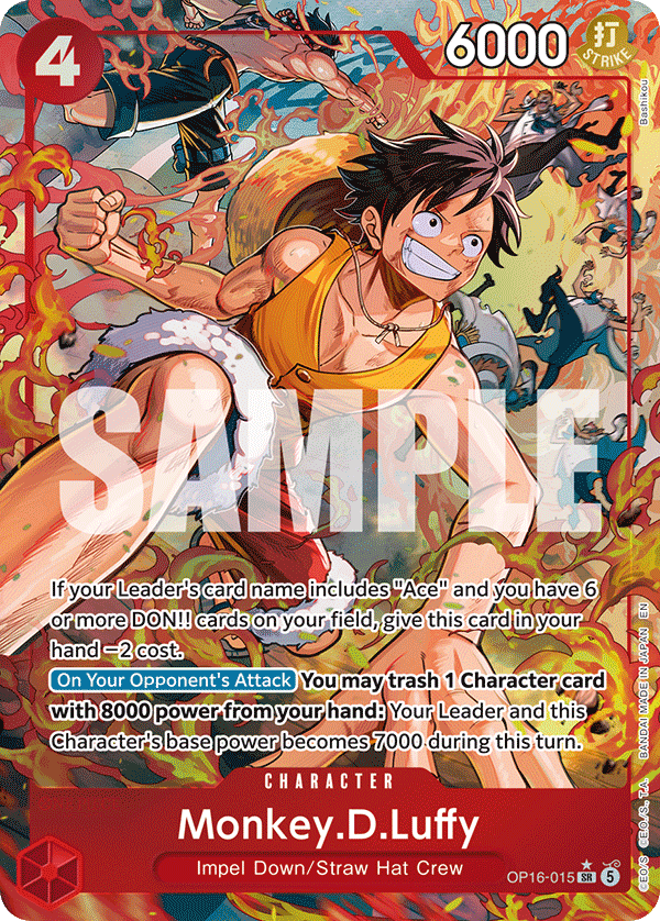 Monkey.D.Luffy (Alternate Art) OP16-015