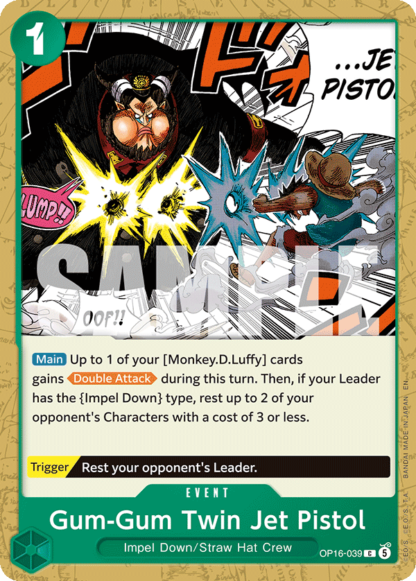 Gum-Gum Twin Jet Pistol OP16-039