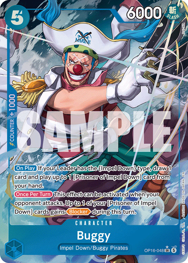 Buggy (048) (Alternate Art) OP16-048