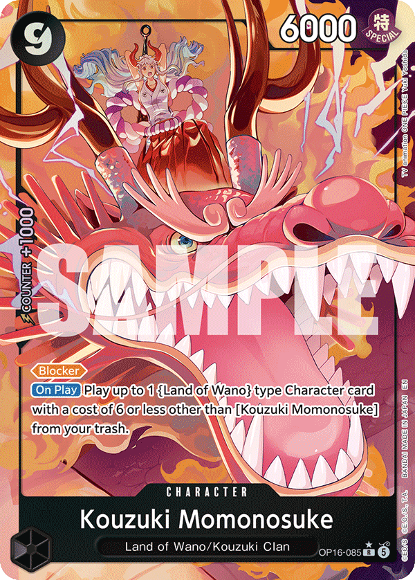 Kouzuki Momonosuke (085) (Alternate Art) OP16-085