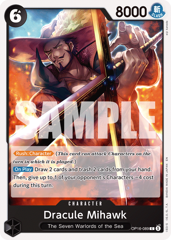 Dracule Mihawk OP16-089
