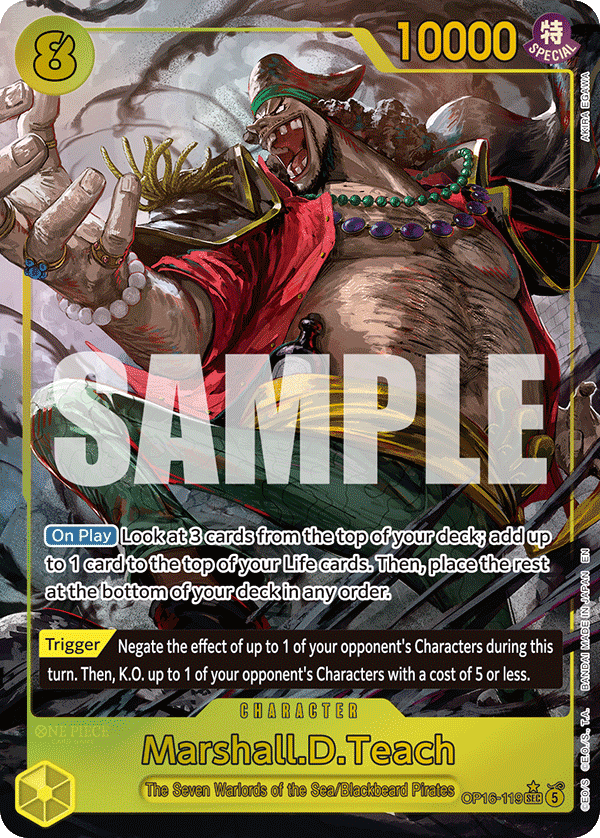 Marshall.D.Teach (119) (Alternate Art) OP16-119