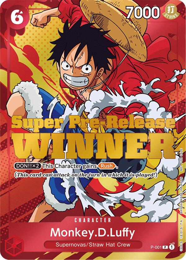 Monkey.D.Luffy (Super Pre-Release) [Winner] P-001