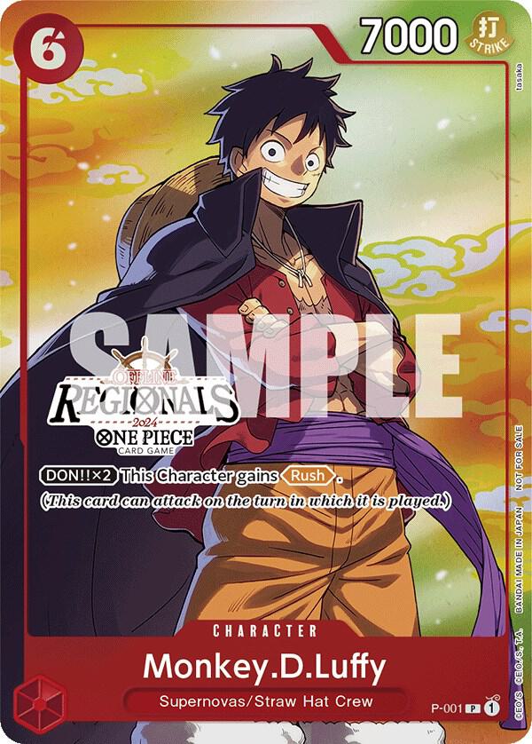 Monkey.D.Luffy (001) (Offline Regional 2024 Vol. 2) [Participant] P-001