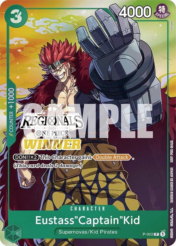 Eustass"Captain"Kid (Offline Regional 2024 Vol. 2) [Winner] P-003