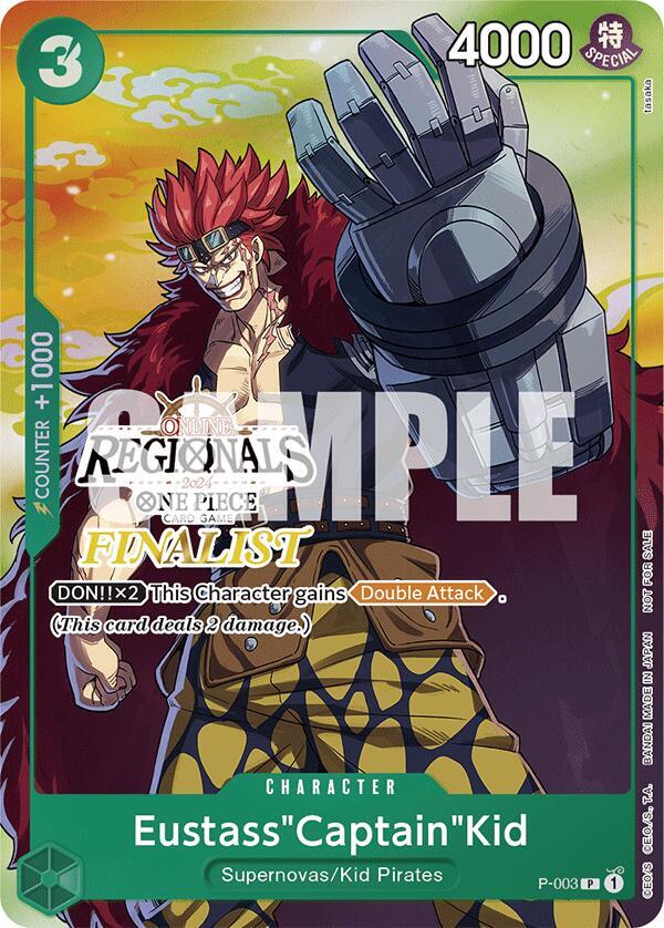Eustass"Captain"Kid (Online Regional 2024 Vol. 2) [Finalist] P-003