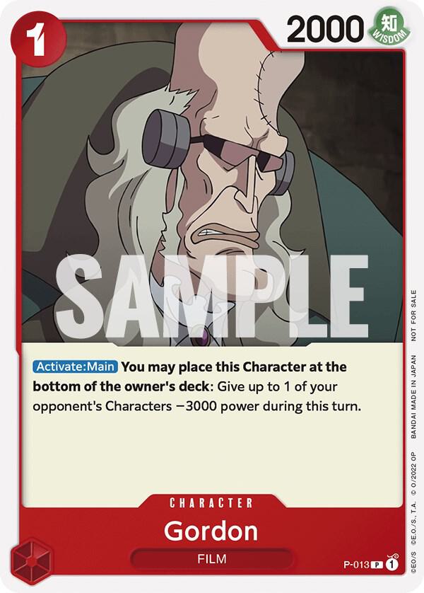 Gordon (One Piece Film Red) P-013