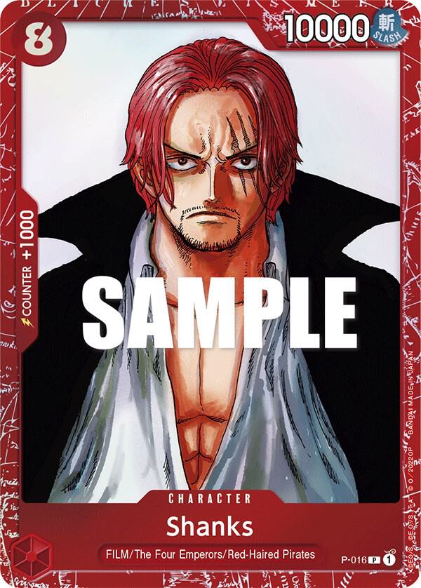 Shanks (Premium Card Collection -ONE PIECE FILM RED Edition-) P-016