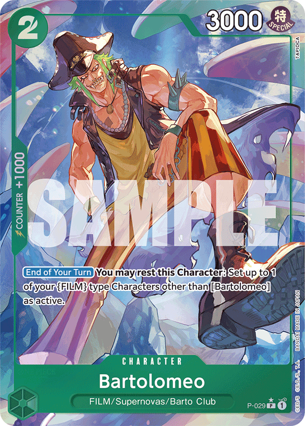 Bartolomeo (P-029) (Full Art) P-029