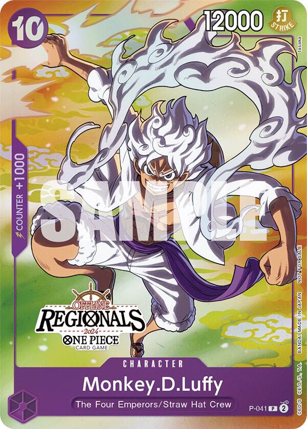 Monkey.D.Luffy (041) (Offline Regional 2024 Vol. 2) [Participant] P-041