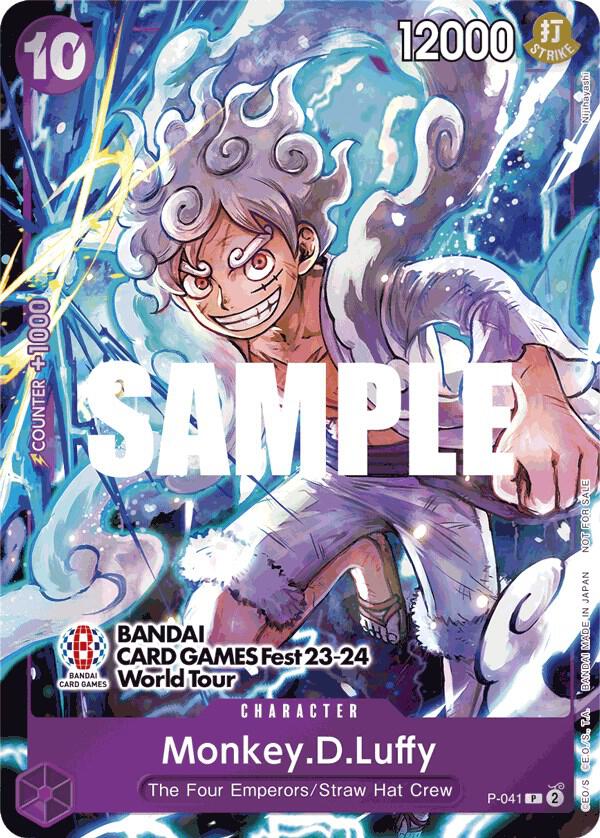Monkey.D.Luffy (041) (BANDAI CARD GAMES Fest 23-24 World Tour) P-041