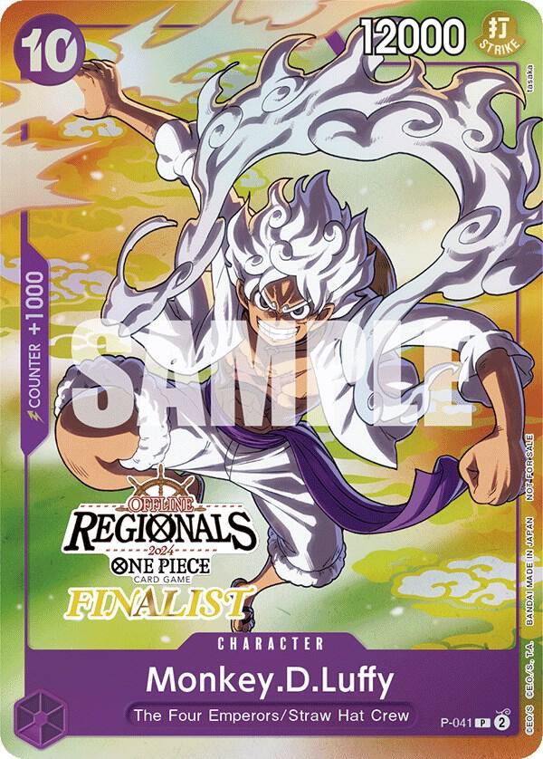 Monkey.D.Luffy (041) (Online Regional 2024 Vol. 2) [Finalist] P-041