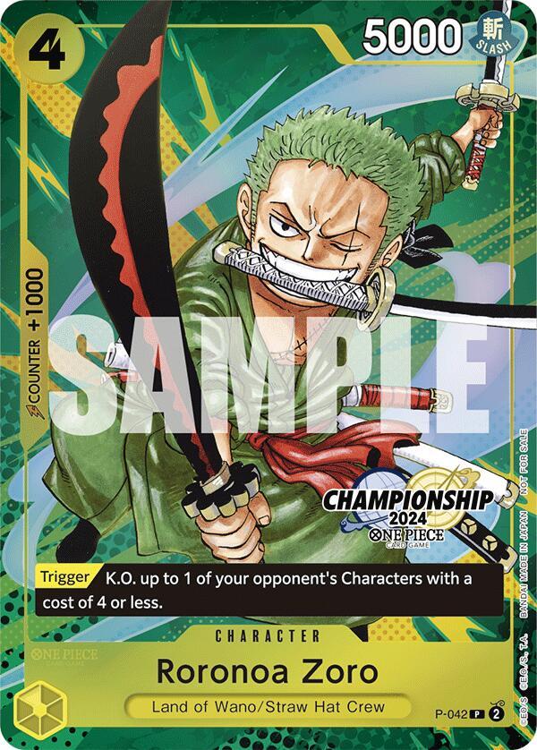 Roronoa Zoro (CS 2024 Event Pack Finalist) P-042