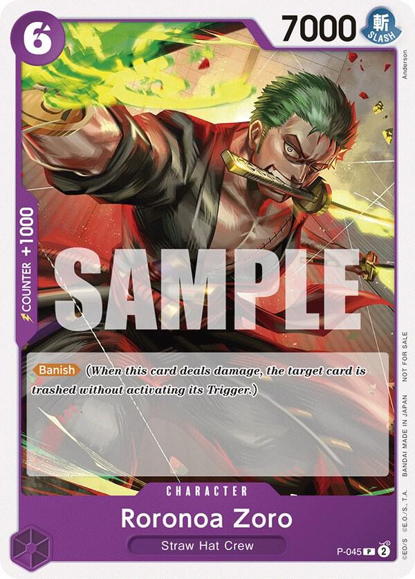 Roronoa Zoro (OP-06 Pre-Release Tournament) [Participant] P-045