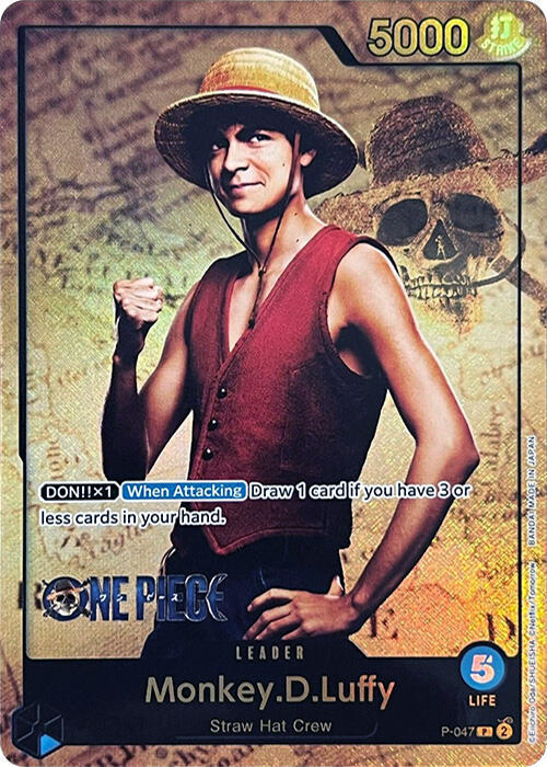 Monkey.D.Luffy (047) (Premium Card Collection -Live Action Edition-) P-047