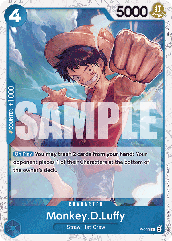 Monkey.D.Luffy (P-055) (Jolly Roger Foil) P-055
