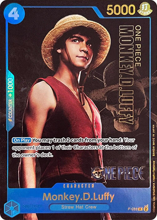 Monkey.D.Luffy (055) (Premium Card Collection -Live Action Edition-) P-055