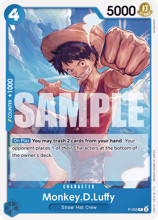 Monkey.D.Luffy (P-055) (Reprint) P-055