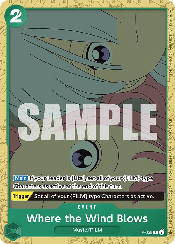 Where the Wind Blows (Starter Deck 11: Uta Deck Battle) P-058