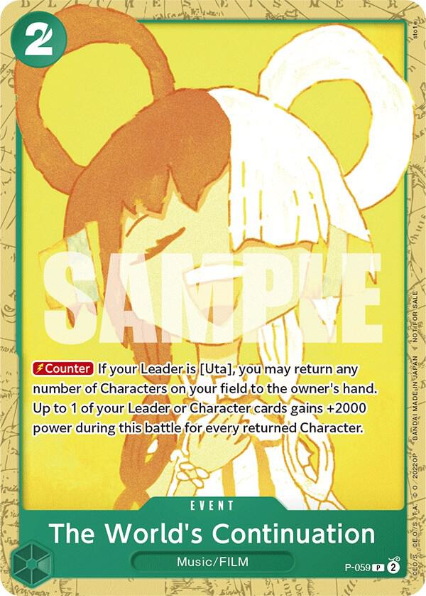The World's Continuation (Starter Deck 11: Uta Deck Battle) P-059