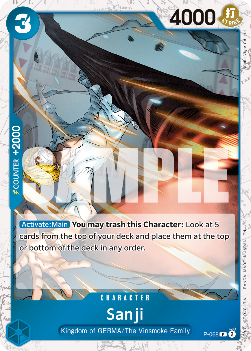 Sanji - P-068 (Pirate Foil) P-068