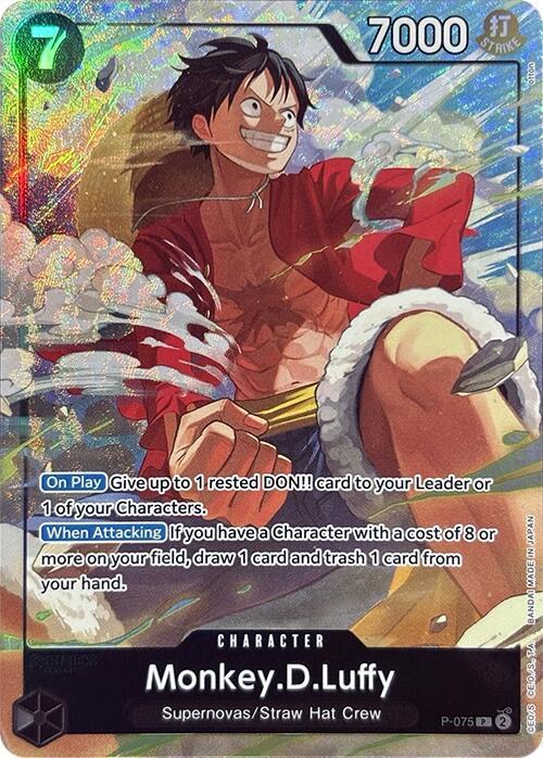 Monkey.D.Luffy (Premium Card Collection -Best Selection Vol. 3-) P-075