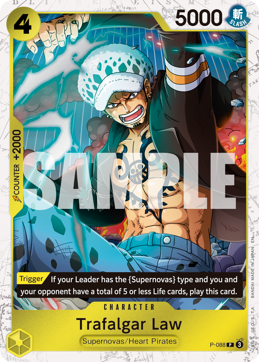 Trafalgar Law - P-088 (Pirate Foil) P-088