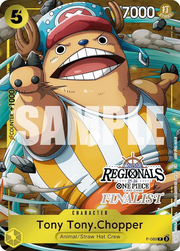 Tony Tony.Chopper (Online Regional Finalist Card Set 2025 Vol.2) P-089