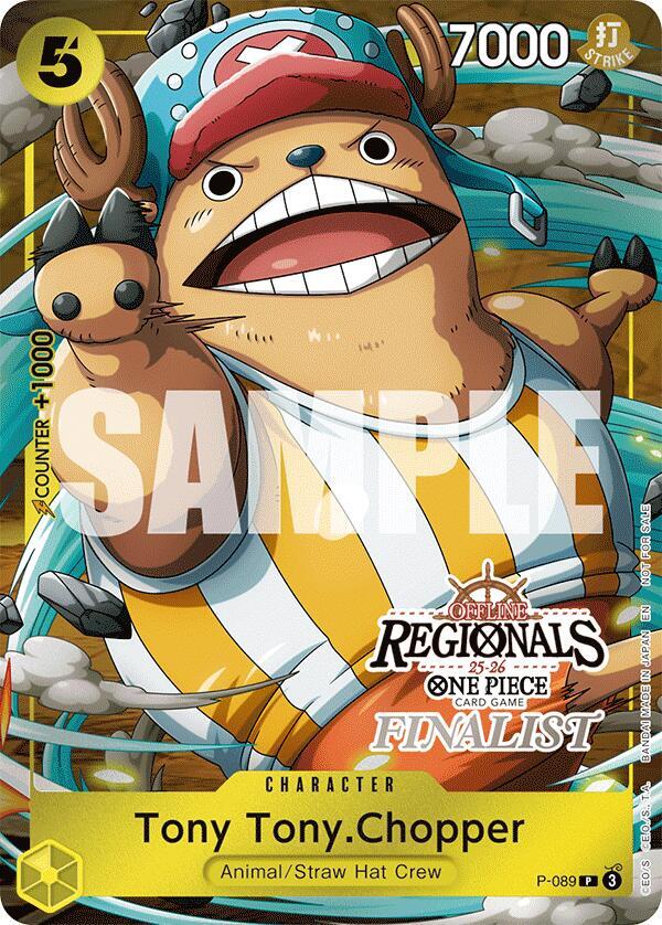 Tony Tony.Chopper (Offline Regional Finalist Card Set 2025 Vol.2) P-089