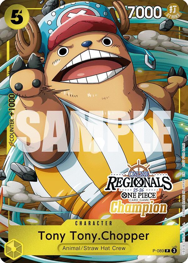 Tony Tony.Chopper (Online Regional Champion Card Set 2025 Vol.2) P-089