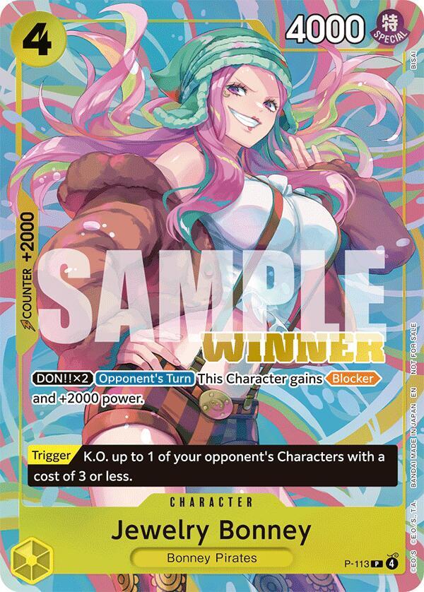 Jewelry Bonney (Heroines Battle Winner Pack) P-113