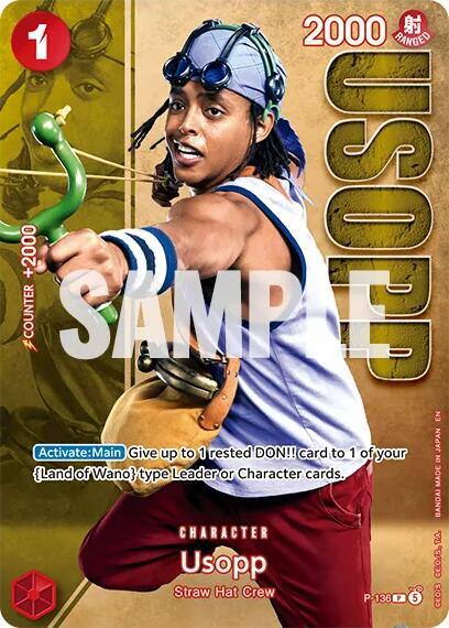 Usopp - P-136 (Premium Card Collection -Live Action Edition Vol.2 Straw Hat Crew-) P-136