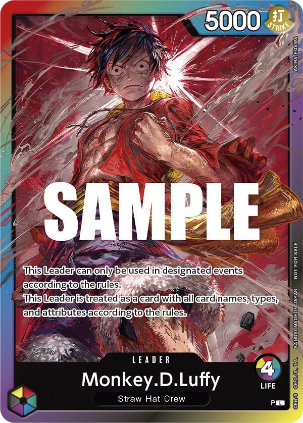 Monkey.D.Luffy (Leader Pack) (Sealed Battle 2023 Vol. 1) P-800