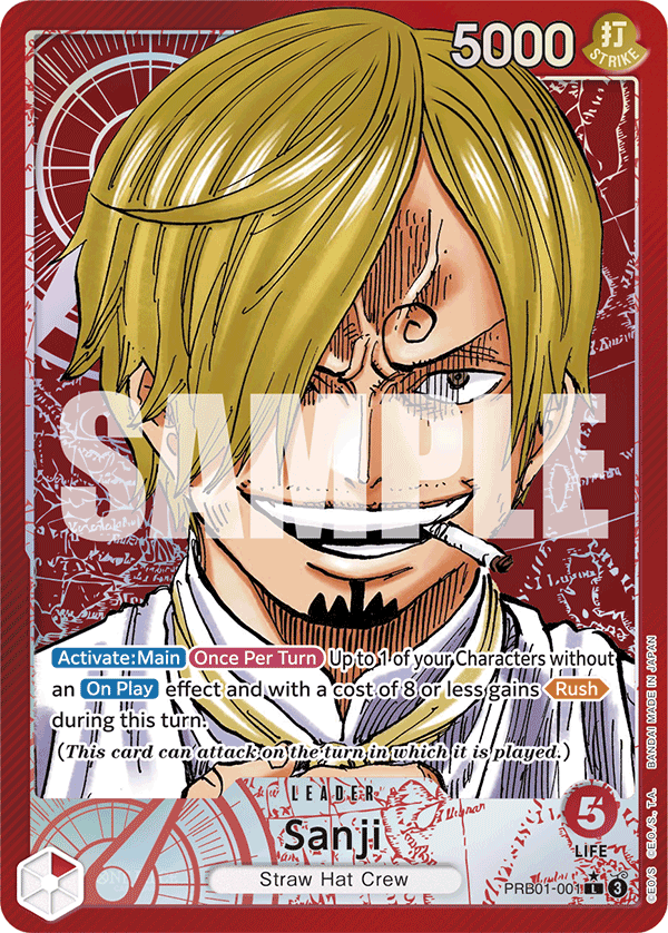 Sanji (PRB01-001) (Alternate Art) PRB01-001