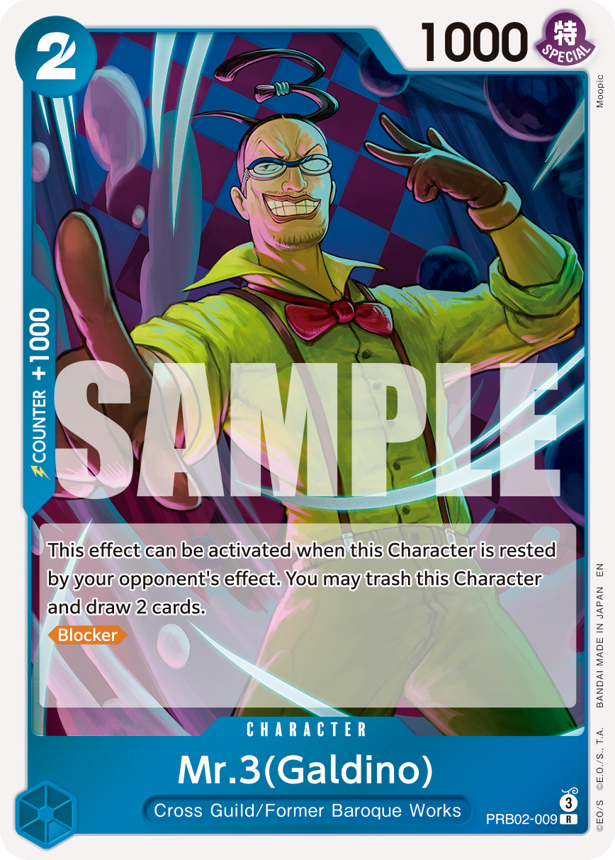 Mr.3(Galdino) - PRB02-009 PRB02-009