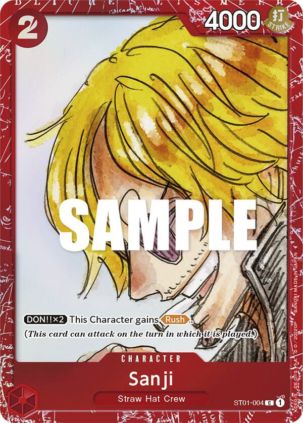 Sanji (Premium Card Collection -ONE PIECE FILM RED Edition-) ST01-004