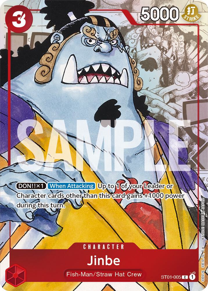 Jinbe - ST01-005 (Alternate Art) ST01-005