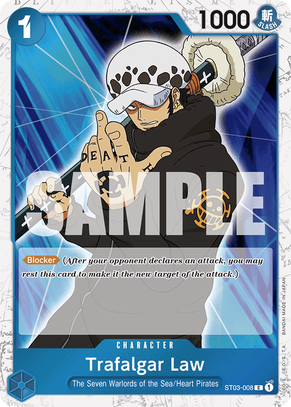 Trafalgar Law (ST03-008) (Jolly Roger Foil) ST03-008